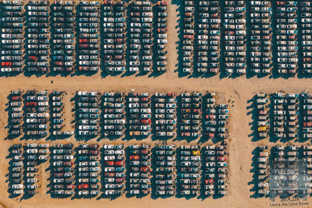 Vehicle Graveyard in the dessert