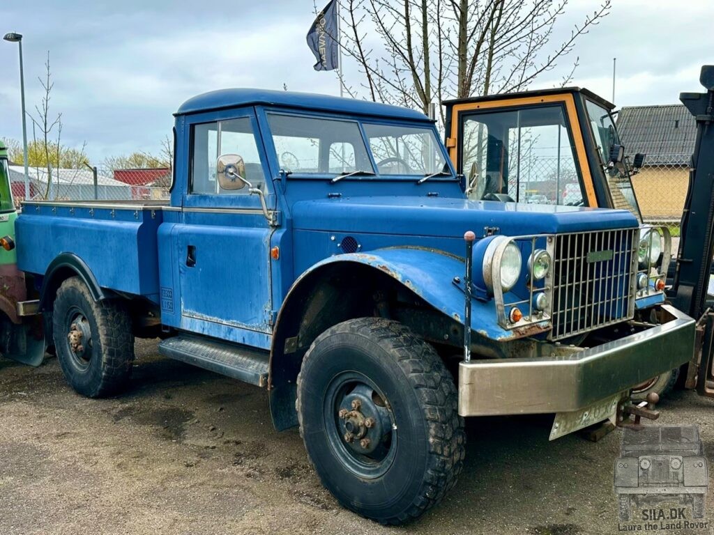 Dodge Power Wagon chassis with Land Rover bodyparts and Toyota Dyna diesel engine and gearbox