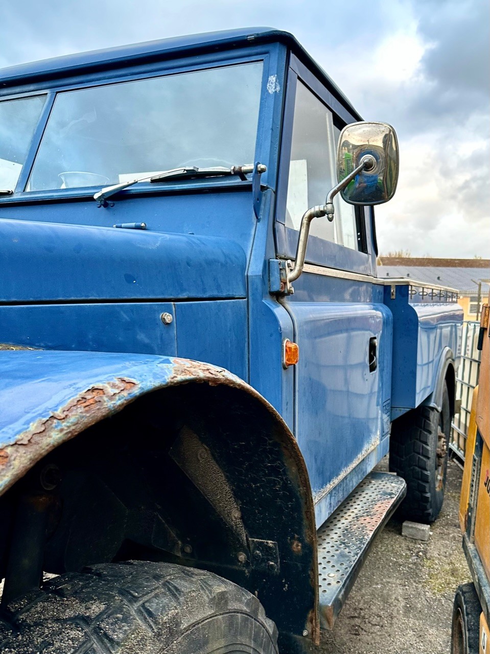 Dodge Power Wagon chassis with Land Rover bodyparts and Toyota Dyna diesel engine and gearbox