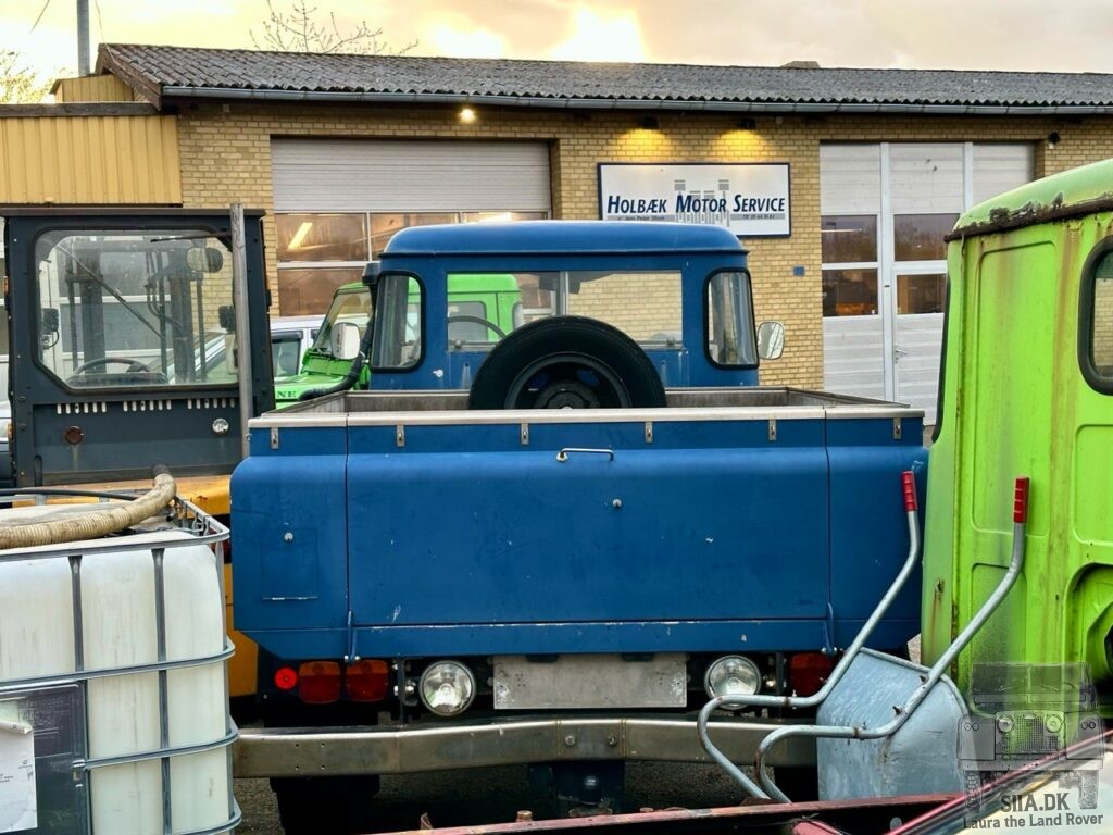 Dodge Power Wagon chassis with Land Rover bodyparts and Toyota Dyna diesel engine and gearbox